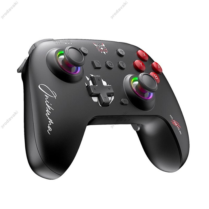 Джойстик ігровий контролер Onikuma C1 wireless gamepad 3D axis RGB 8h Black